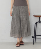 シフォンジョーゼット アシンメトリープリーツ スカート