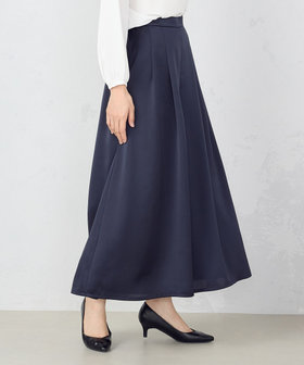 ポリエステルサテン ガウチョパンツ（38-52PG55-204）｜コムサモデルズ