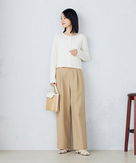 爆買い 美しいベーシックパンツ】ワイドシルエット チノパンツ(38 服&ファッション小物