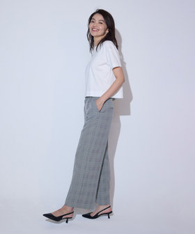 グレンチェック ワイドパンツ(38-52PK51-205)|COMME CA グレンチェック ワイドパンツ(38-52PK51-205)|COMME CA