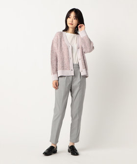 美しいベーシックパンツ】裏起毛カルゼ テーパードパンツ（38-52PK58