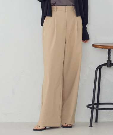 【美しいベーシックパンツ】裏メッシュ チノパンツ