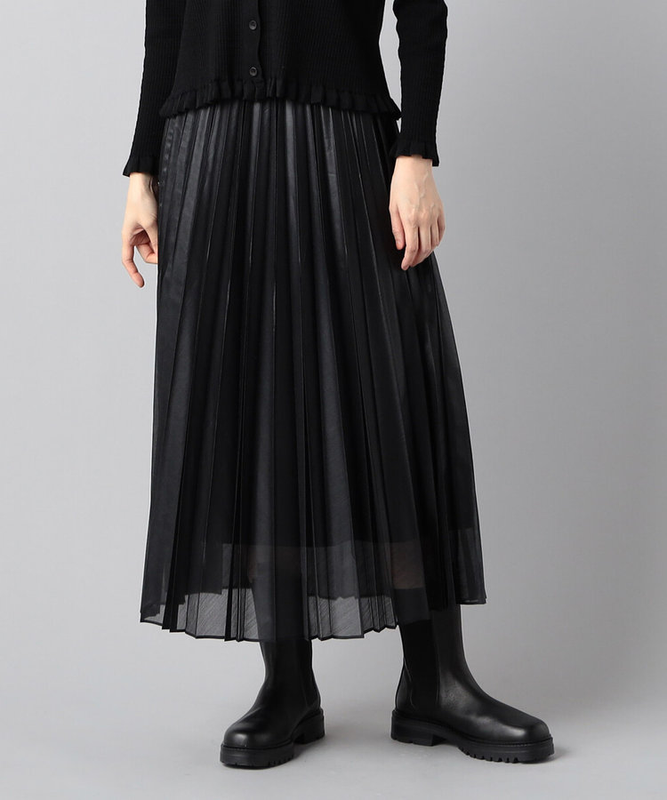 spun 人気 pleats スカート