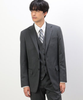 【新品未使用品COMME CA ISMジャケット】L mosox靴下 セットアップ対応】SOLOTEX(R) ポリエステルレーヨンストレッチ