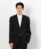 LIMI feu ブラック ウールギャバ ジャケット ブルゾン スタンドカラー LIMI feu ブラック ウールギャバ ジャケット ブルゾン スタンドカラー