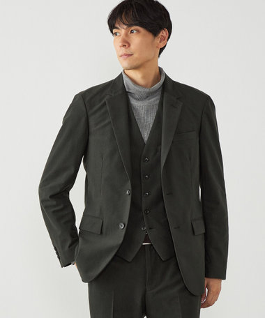 【セットアップ対応】トリコットコーデュロイ セットアップジャケット