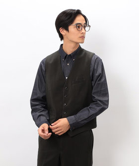 セットアップ対応】トリコットコーデュロイ ベスト（47-01VM06-205