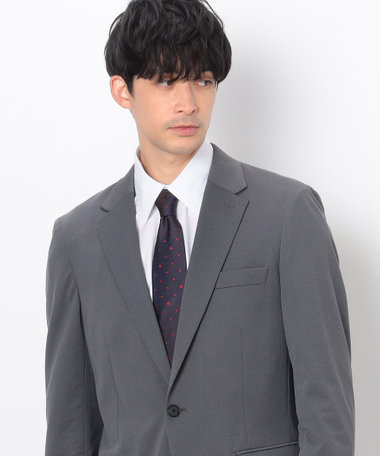 【シルク100％】リンゴドット ネクタイ