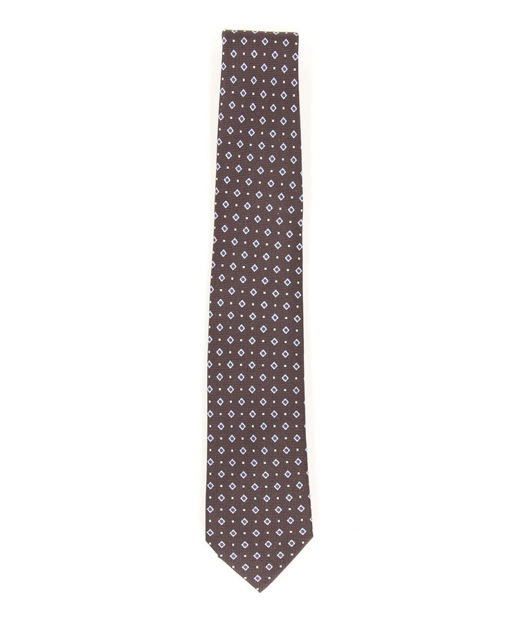 シルク100％】小紋 スクエア ネクタイ（47-06NI18-204）｜コムサイズム