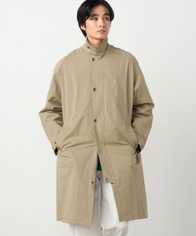 綿ナイロンストレッチ ステンカラーコート（47-17MO02-206