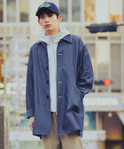 デニムライクシャンブレー ステンカラー ライト コート（47-17MO10-206