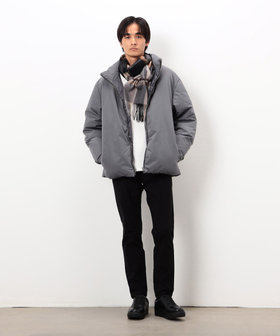 ポリエステル タッサー 機能中綿 スタンドカラーブルゾン（47-21DM06