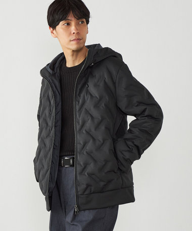シームレスダウン フードブルゾン