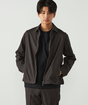 ウールライク グレンチェック ZIPブルゾン