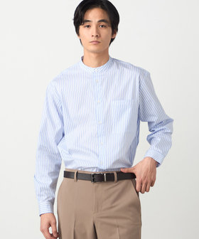 ファンクショナル ストレッチツイル オープンカラーシャツ（47-30II14