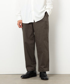 【スマートベーシックパンツ】ハイテンション 裏起毛 ワンタック ワイド テーパード パンツ