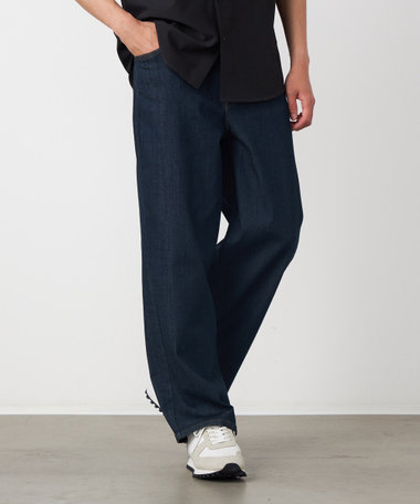 8.5OZ デニム ワイドテーパードパンツ