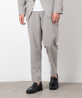 セットアップ対応】リネンライク ポリエステル テーパードパンツ（47