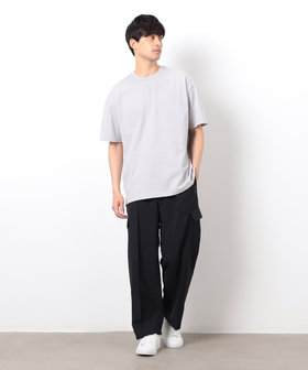 セットアップ対応】リネンライク ポリエステル リラックス ワイド