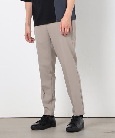 ウールライク テーパードスラックス