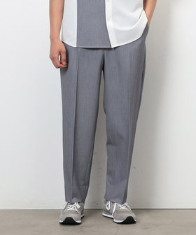 ウールライク リラックスワイド テーパードパンツ（47-56PM08-205