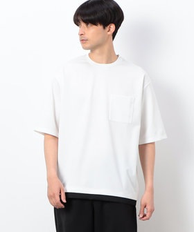 facetasm】レイヤード風ドッキングニットシャツ メンズMサイズ