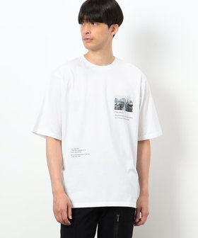 BRIEFING ターコイズ Mサイズ シャツ MUZE TURQUOISE LABEL - BORDER LS TEE(TURQUOISE×WHITE
