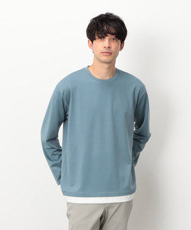 ストレッチポンチ フェイクレイヤードTシャツ（47-60TK02-205