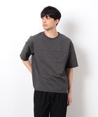 【セットアップ対応】リネンライク ポリエステル 布帛Tシャツ