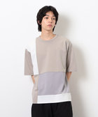 カラーブロッキング Tシャツ