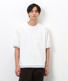 ストレッチポンチ×ストライプコンビTシャツ