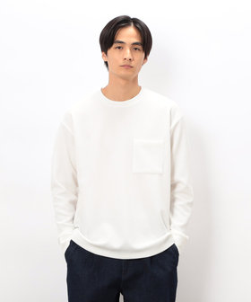 膨れジャカード 長袖Tシャツ（47-60TO02-206）｜コムサイズム（COMME