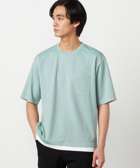 【i'm ism.】吸水速乾 / フェイクレイヤードTシャツ