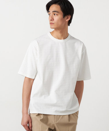 千鳥 リンクスジャガード Tシャツ