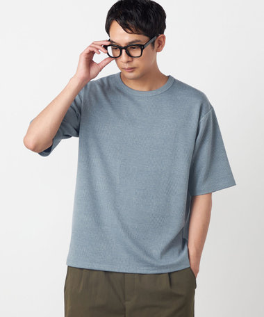 チェックジャガードＴシャツ