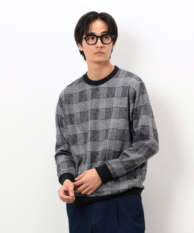 裏起毛 チェック プルオーバー（47-67CM20-205）｜コムサイズム（COMME