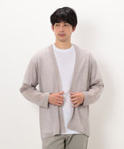 【セットアイテム】リネンタッチ ボタンレスカーディガン /Tシャツ