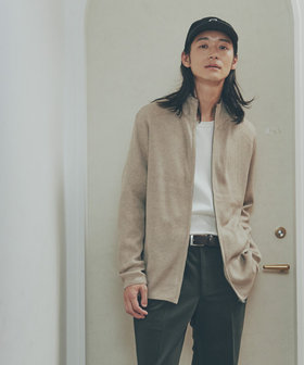 日本の色 リブZIPカーディガン（47-72KM03-205）｜コムサイズム