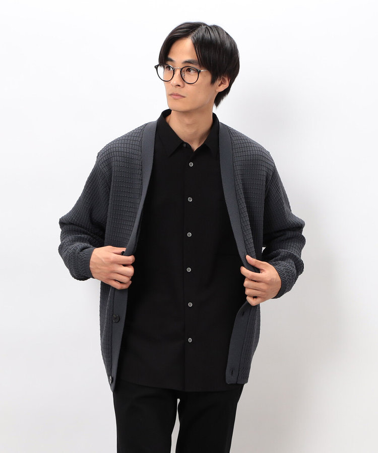 ワッフルカーディガン（47-72KM06-205）｜コムサイズム（COMME CA ISM