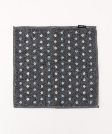 配色ドット柄 タオルハンカチ