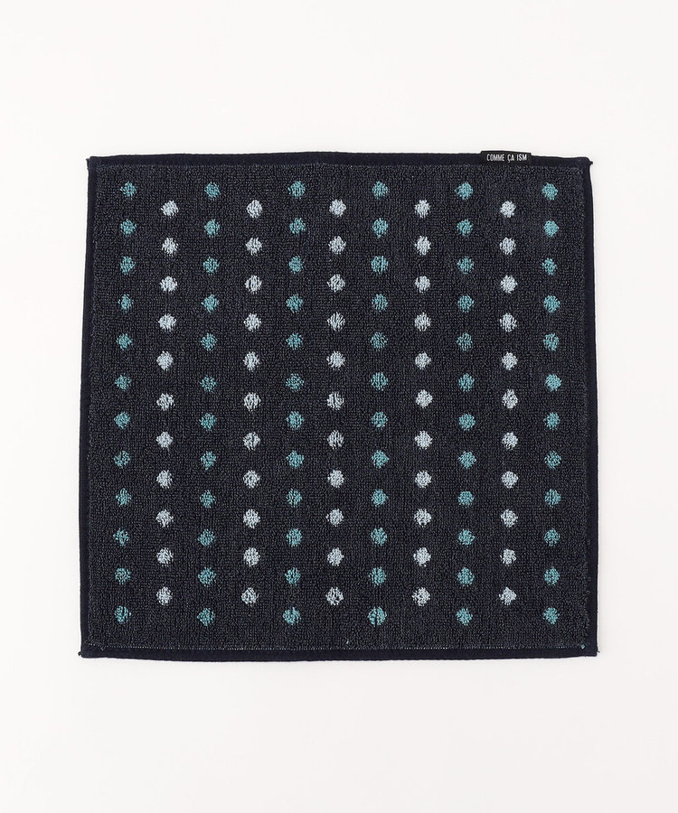 配色ドット柄 タオルハンカチ