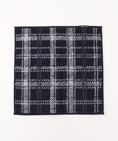 チェック柄 タオルハンカチ
