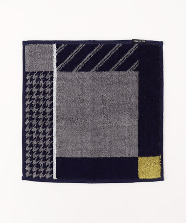 パターンパネル柄 タオルハンカチ