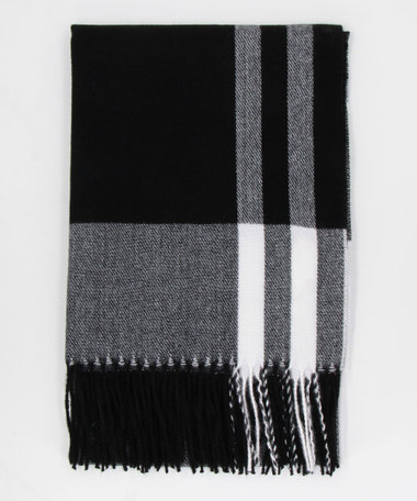 ツイル チェック柄 ストール