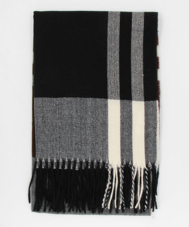 ツイル チェック柄 ストール