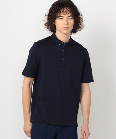 【接触冷感・吸水速乾】エンブレム ポロシャツ