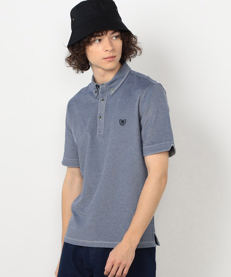 【接触冷感・吸水速乾】エンブレム ポロシャツ