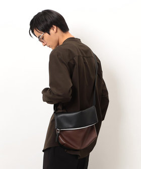 バイカラー ショルダー バッグ（47-92XM02-205）｜コムサイズム