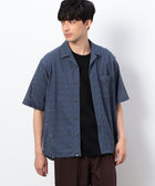 透かし柄レース オープンカラーシャツ(51-13IG09-204)|COMME 透かし柄レース オープンカラーシャツ(51-13IG09-204)|COMME