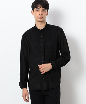 フェイクスエード バンドカラーシャツ（51-15II03-204）｜公式通販